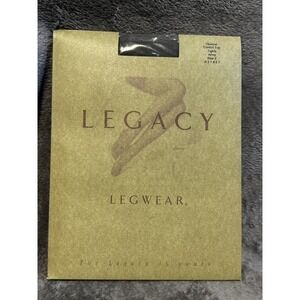Legacy Legwear‎ Tights Womens Size E Army Opaque Control Top Made USA A31857